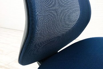 アイコ 中古 2020年製 ミドルバック 背メッシュ 中古オフィス家具 中古オフィスチェア 肘無チェアの画像