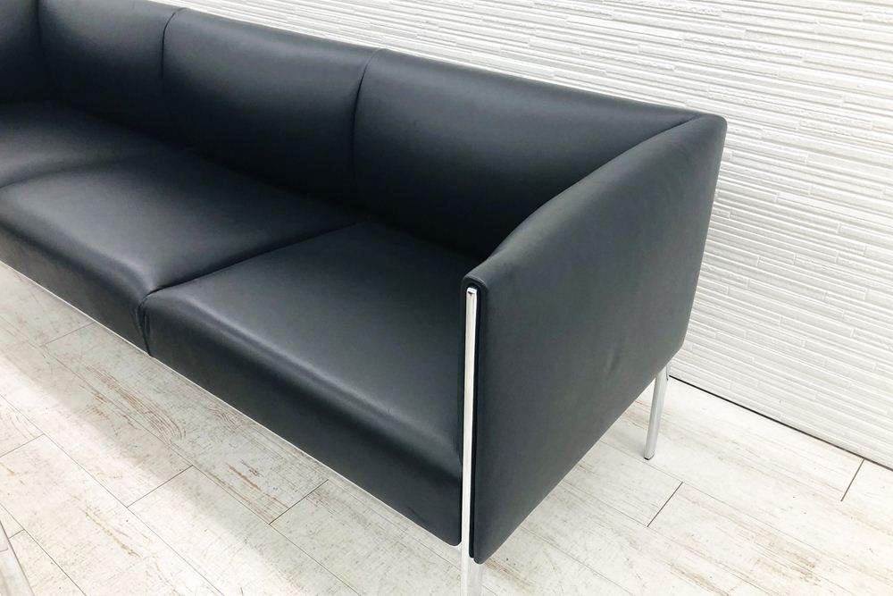 【応接セット5点】 ウィルクハーン アシエンタ 中古 本革 Wilkhahn Asienta 応接ソファー 中古オフィス家具 863/5 定価500万の画像