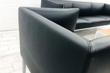 【応接セット5点】 ウィルクハーン アシエンタ 中古 本革 Wilkhahn Asienta 応接ソファー 中古オフィス家具 863/5 定価500万の画像