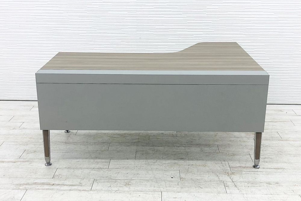 オカムラ プリシード PRECEDE 中古 L型デスク マネージメントデスク エグゼクティブデスク 中古オフィス家具の画像