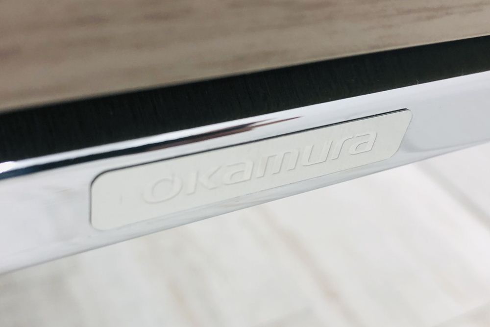 オカムラ プリシード PRECEDE 中古 L型デスク マネージメントデスク エグゼクティブデスク 中古オフィス家具の画像