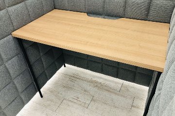コクヨ フォーレ fore 中古 ワークブース ソロチェアーブース パネルブース 中古オフィス家具 ネイビー 1040/1000/1835の画像