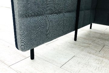 コクヨ フォーレ fore 中古 ワークブース ソロチェアーブース パネルブース 中古オフィス家具 ネイビー 1040/1000/1835の画像