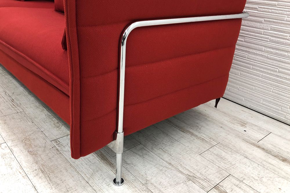 ヴィトラ アルコーヴソファ 中古 Vitra Alcove sofa 2人用ソファ ハイバックソファ 中古オフィス家具 2300/900/1350の画像
