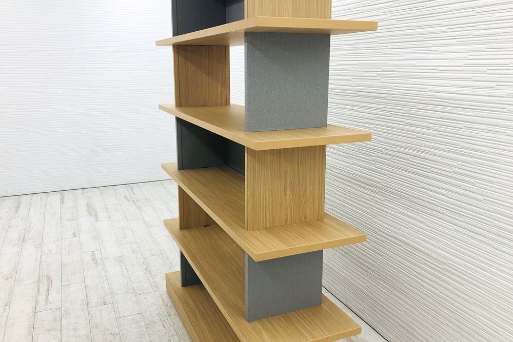 コクヨ デイズオフィス ウォールシェルフ 中古 DAYS OFFICE wall shelf 収納家具 中古オフィス家具 1500/450/2020の画像