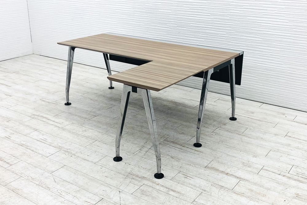 コクヨ サイビ SAIBI 中古 L型デスク L字デスク 幅1800 エグゼクティブデスク 中古オフィス家具 1800/1420/720の画像