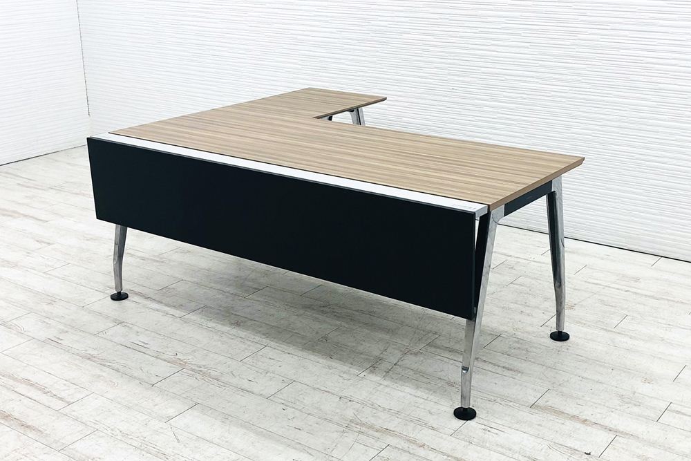 コクヨ サイビ SAIBI 中古 L型デスク L字デスク 幅1800 エグゼクティブデスク 中古オフィス家具 1800/1420/720の画像