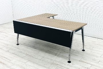 コクヨ サイビ SAIBI 中古 L型デスク L字デスク 幅1800 エグゼクティブデスク 中古オフィス家具 1800/1420/720の画像