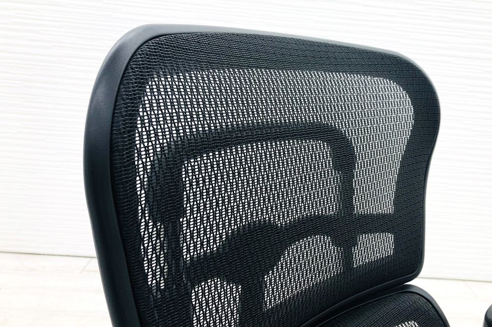 エルゴヒューマン ベーシック ミドルバック ergohuman 中古 中古チェア 高機能チェア メッシュ ブラックの画像
