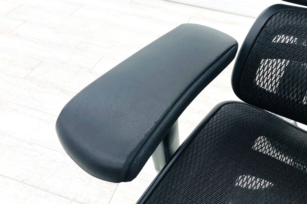 エルゴヒューマン ベーシック ミドルバック ergohuman 中古 中古チェア 高機能チェア メッシュ ブラックの画像