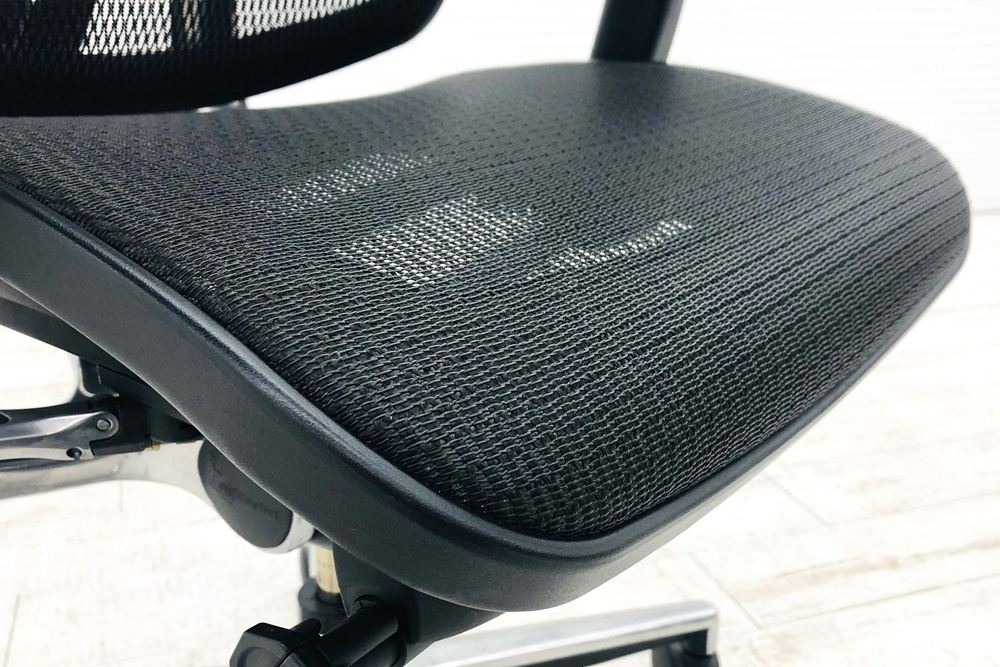 エルゴヒューマン ベーシック ミドルバック ergohuman 中古 中古チェア 高機能チェア メッシュ ブラックの画像