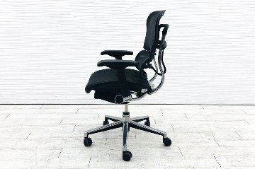 エルゴヒューマン ベーシック ミドルバック ergohuman 中古 中古チェア 高機能チェア メッシュ ブラックの画像