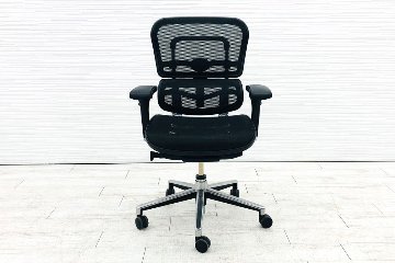 エルゴヒューマン ベーシック ミドルバック ergohuman 中古 中古チェア 高機能チェア メッシュ ブラックの画像