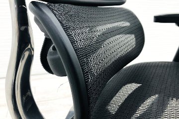 エルゴヒューマン ベーシック ミドルバック ergohuman 中古 中古チェア 高機能チェア メッシュ ブラックの画像