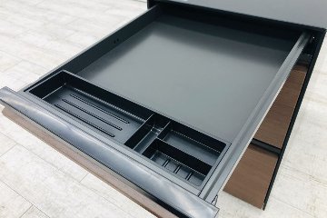 オカムラ プロステージクレスト 3段ワゴン 中古  PROSTAGE CREST ワゴン3段 中古オフィス家具 390/579/640 シリンダー錠の画像