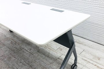 コクヨ ミーティングテーブル 中古 会議机 折りたたみテーブル 中古オフィス家具 ネスティングテーブル 1800/600/720の画像
