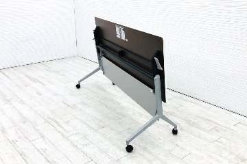 コクヨ リーフライン ミーティングテーブル 中古 会議机 折りたたみテーブル 中古オフィス家具 スタックテーブル 1800/600/720の画像