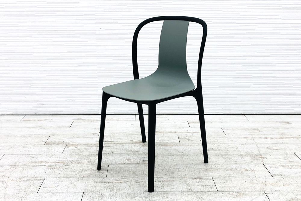 ヴィトラ ベルヴィルチェア 中古 Vitra Belleville Chair ロナン＆エルワン・ブルレック モスグレー 550/500/830の画像