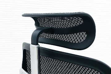 【未使用品】 自社保証有 エルゴヒューマンプロ2 中古 ヘッドレスト付き ergohuman PRO2 HIGH Type 中古オフィス家具 BKフレーム ブラックの画像