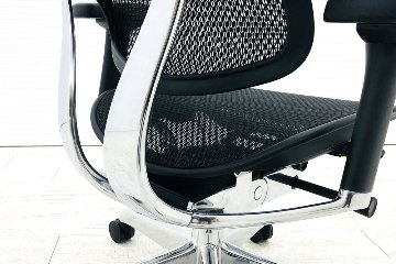 【未使用品】 自社保証有 エルゴヒューマンプロ2 中古 ヘッドレスト付き ergohuman PRO2 HIGH Type 中古オフィス家具 BKフレーム ブラックの画像