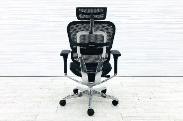 【未使用品】 自社保証有 エルゴヒューマンプロ2 中古 ヘッドレスト付き ergohuman PRO2 HIGH Type 中古オフィス家具 BKフレーム ブラックの画像