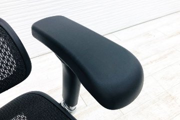 【未使用品】 自社保証有 エルゴヒューマンプロ2 オットマン 中古 ヘッドレスト付き ergohuman PRO2 Ottoman 中古オフィス家具 BKフレーム ブラックの画像
