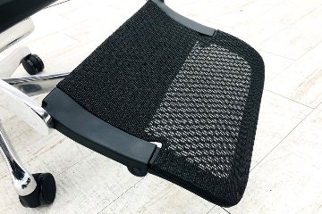 【未使用品】 自社保証有 エルゴヒューマンプロ2 オットマン 中古 ヘッドレスト付き ergohuman PRO2 Ottoman 中古オフィス家具 BKフレーム ブラックの画像