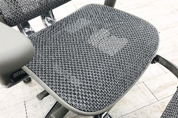 【未使用品】 自社保証有 エルゴヒューマンプロ2 オットマン 中古 ヘッドレスト付き ergohuman PRO2 Ottoman 中古オフィス家具 GYフレーム ホワイトメッシュの画像