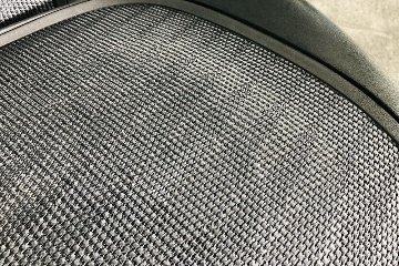 アーロンチェア タキシードメッシュ 中古 Bサイズ フル装備 ハーマンミラー Herman Miller 中古オフィス家具 肘レバー アルミ脚の画像