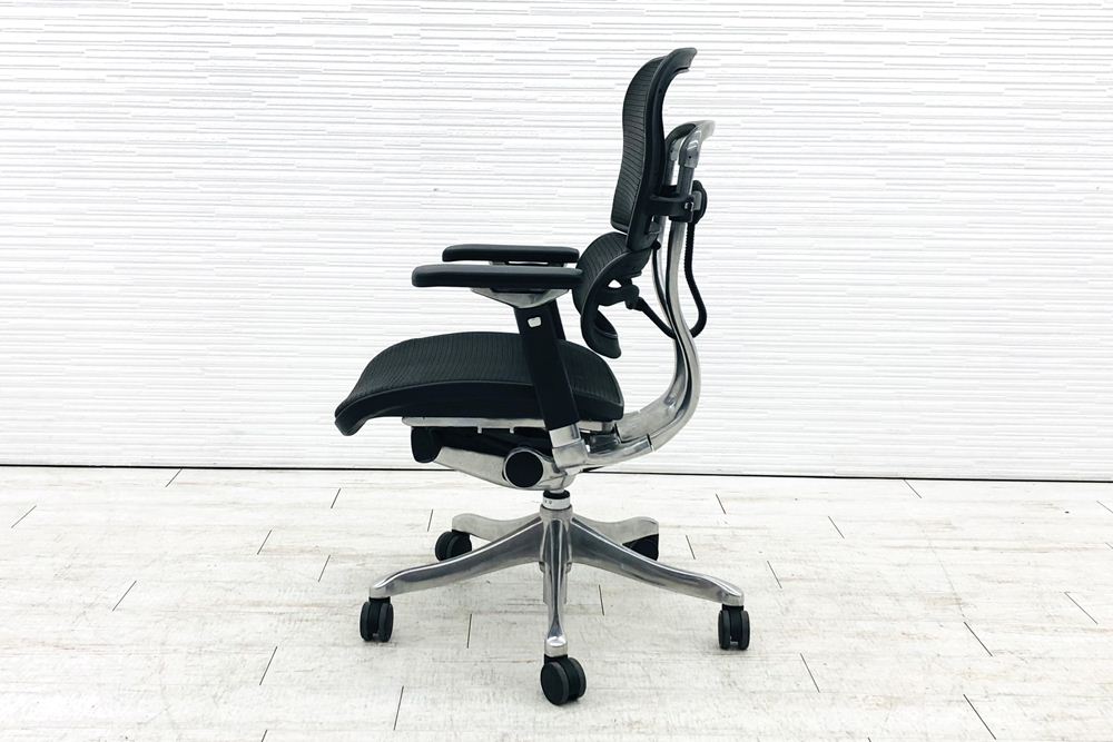 エルゴヒューマン プロ 中古 ミドルバック ergohuman Pro 中古チェア 高機能チェア メッシュ ブラックの画像