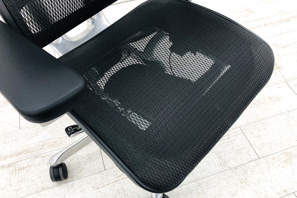 エルゴヒューマン プロ 中古 ミドルバック ergohuman Pro 中古チェア 高機能チェア メッシュ ブラックの画像