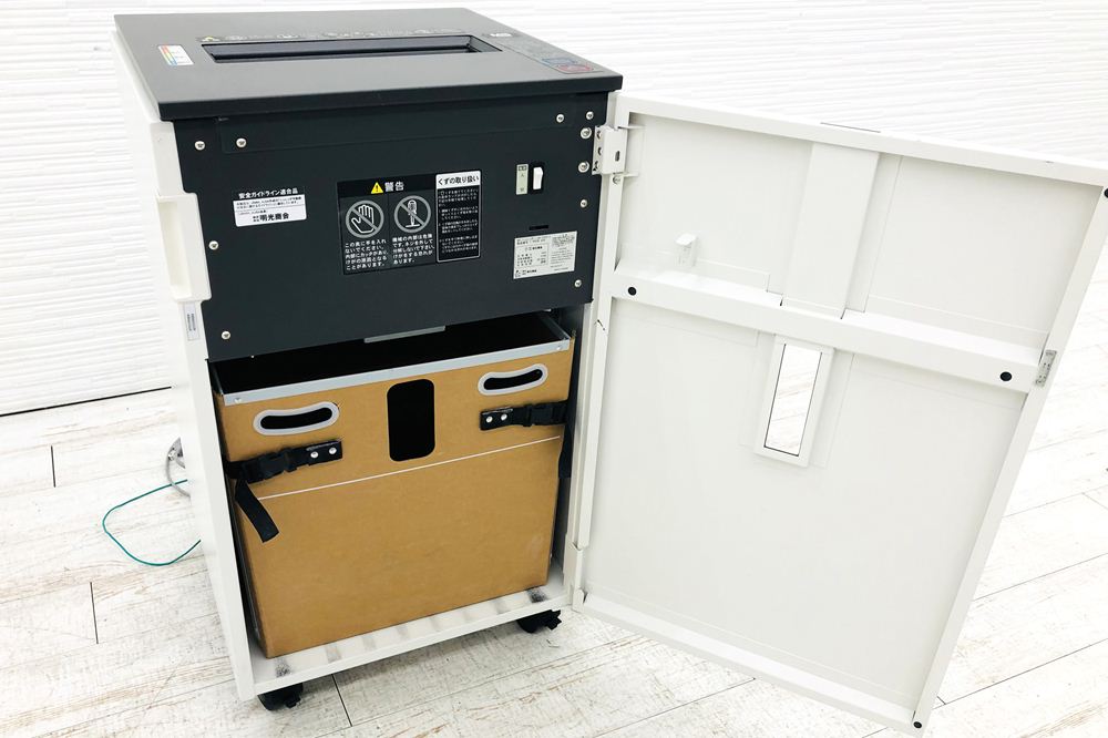 明光商会 UA-F25C-L シュレッダー 中古 業務用シュレッダー 中古オフィス家具 MSシュレッダー 500/500/850の画像