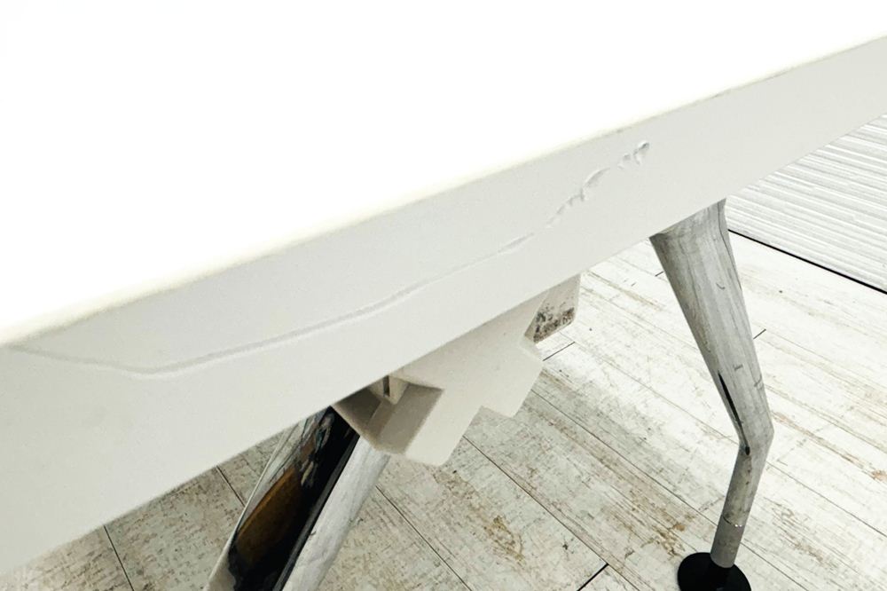 ヴィトラ アドホック Vitra 中古 小型会議テーブル W2000 幅2000 ミーティングテーブル 会議机 中古オフィス家具 ホワイト 2000/1000/700の画像