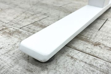オカムラ スイフト 電動昇降デスク 中古 ホワイト 幅1550 中古オフィス家具 1550/775/650～1250の画像