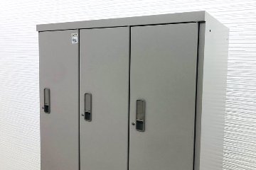 6人用ロッカー スチール 6人用 ロッカー イトーキ 中古 収納家具 縦型ロッカー シリンダー錠 中古オフィス家具 900/515/1790の画像