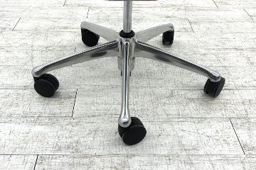 オカムラ サブリナチェア 中古 2014年製 ハイバック 可動肘 中古オフィス家具 アジャストアーム OKAMURA Sabrina アクアブルーの画像