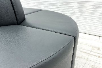 パブリック CRES ウィーブ 中古 キュービックソファ 円形ソファ システムソファ ロビーベンチ ラウンジソファー 中古オフィス家具 の画像