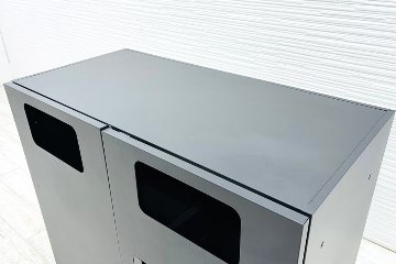 イトーキ eSシリーズ 中古 トラッシュユニット ダストボックス ゴミ箱 収納家具 エスキャビネット 中古オフィス家具 900/450/950の画像