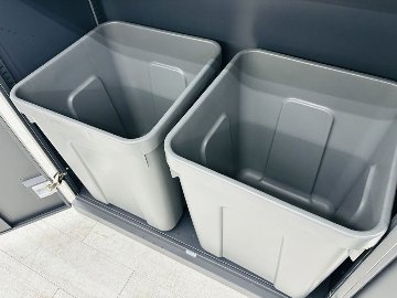 イトーキ eSシリーズ 中古 トラッシュユニット ダストボックス ゴミ箱 収納家具 エスキャビネット 中古オフィス家具 900/450/950の画像
