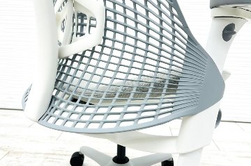 【未開封未使用品】 ハーマンミラー セイルチェア ミドルバック 中古 Herman Miller 中古オフィス家具 フルアジャスタブルアーム ランバーサポート グレーの画像
