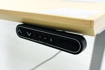 オカムラ スイフト 電動昇降デスク 中古 L型デスク 1550×1550 L字デスク Ｌ字机 昇降机 中古オフィス家具 上下昇降机の画像