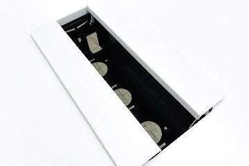 ウチダ レムナ 大型会議テーブル 中古 ミーティングテーブル 大型会議机 中古オフィス家具 ホワイト 3200/1200/720の画像