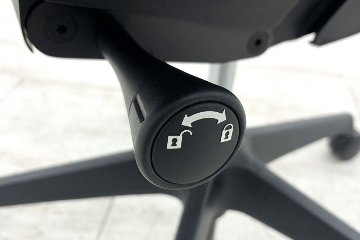 オカムラ シルフィーチェア 中古 ハイバック 肘無 OKAMURA Sylphy クッションタイプ 中古オフィス家具 ブラックの画像