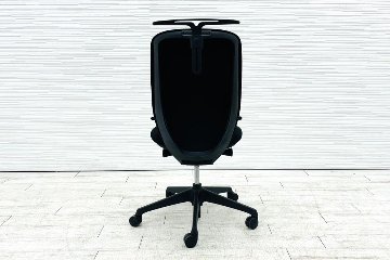 オカムラ シルフィーチェア 中古 ハイバック 肘無 OKAMURA Sylphy クッションタイプ 中古オフィス家具 ブラックの画像
