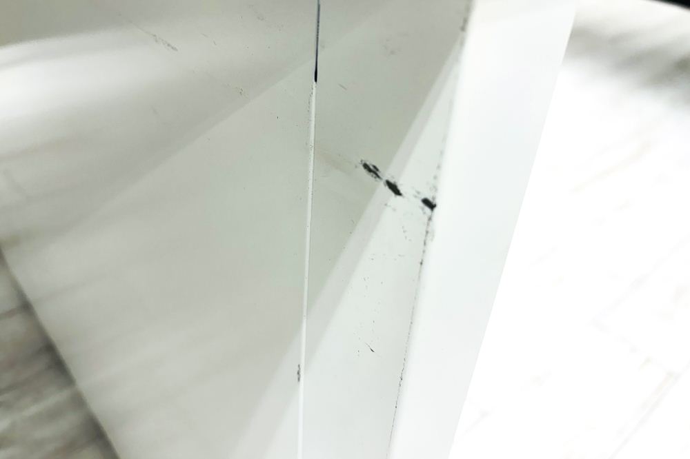 オカムラ フリーウェイ フリーアドレス 中古 幅4800mm 【両面2連4枚セット】 2400天板 中古オフィス家具 ホワイト 4800/1400/720の画像