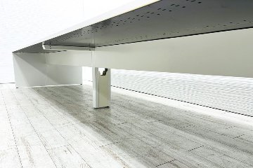 オカムラ フリーウェイ フリーアドレス 中古 幅4800mm 【両面2連4枚セット】 2400天板 中古オフィス家具 ホワイト 4800/1400/720の画像