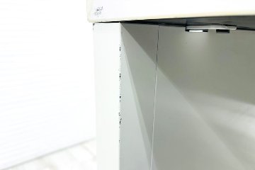 オカムラ フリーウェイ フリーアドレス 中古 幅4800mm 【両面2連4枚セット】 2400天板 中古オフィス家具 ホワイト 4800/1400/720の画像