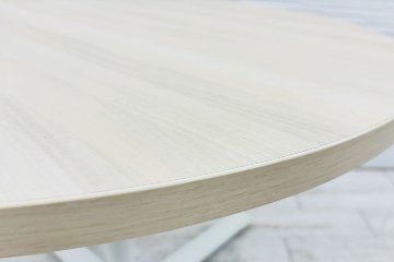 オカムラ ライブス 中古 Lives 丸テーブル ミーティングテーブル 会議机 カフェテーブル 中古オフィス家具 900/900/720の画像