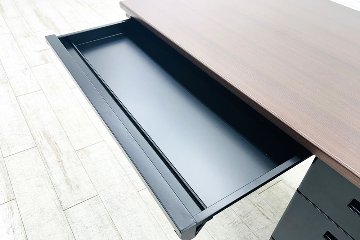 新品デスク 新品机 片袖机 片袖デスク スチールデスク 事務机 オフィスデスク 中古オフィス家具 1200/700/700 BR/BK/BKの画像