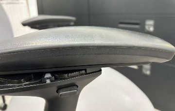 リープチェア 中古 V2 スチールケース ヘッドレスト付き Steelcase Leap 中古オフィス家具 グレーの画像